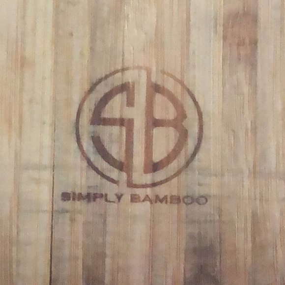 Simply Bamboo Reversible Extra Large Butcher Block. Cutting Board. Brown - Picture 3 of 9